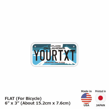 [For small bicycles] Oklahoma / Original American license plate