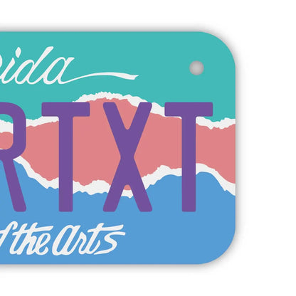 【小・自転車用】フロリダ・アート/オリジナルアメリカナンバープレート PL8HERO