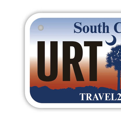 【小・自転車用】サウスカロライナ/オリジナルアメリカナンバープレート PL8HERO