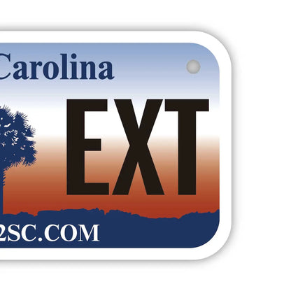 【小・自転車用】サウスカロライナ/オリジナルアメリカナンバープレート PL8HERO