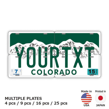 [Multi Plate] Colorado / Original American License Plate