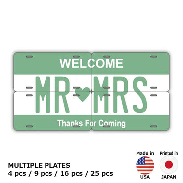 [Multi Plate] Color Green / Original American License Plate