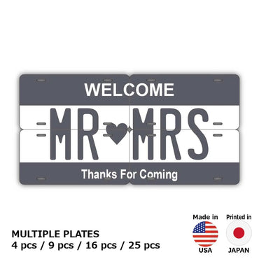 [Multi Plate] Color Gray / Original American License Plate