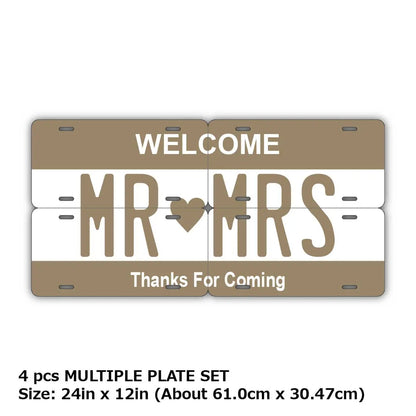 【マルチプレート】カラー・ベージュ/オリジナルアメリカナンバープレート PL8HERO