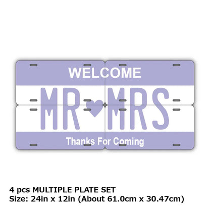 【マルチプレート】カラー・パープル/オリジナルアメリカナンバープレート PL8HERO