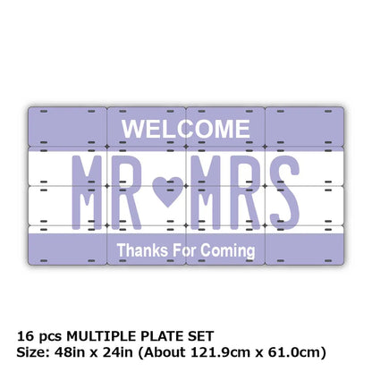 【マルチプレート】カラー・パープル/オリジナルアメリカナンバープレート PL8HERO