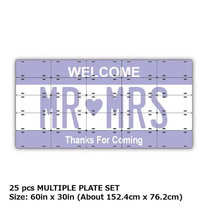 【マルチプレート】カラー・パープル/オリジナルアメリカナンバープレート PL8HERO