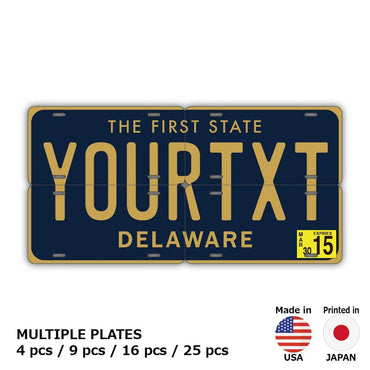 [Multi Plate] Delaware / Original American License Plate