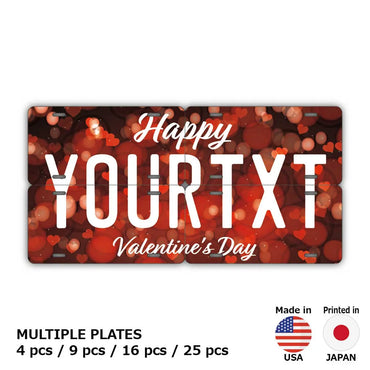 [Multi Plate] Heart (Valentine) / Original American License Plate