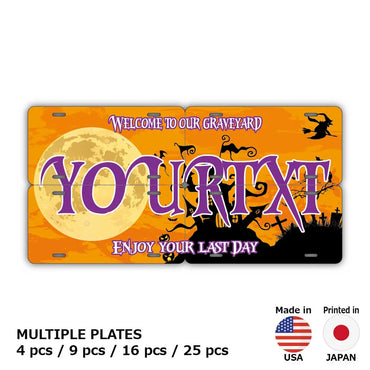 [Multi Plate] Halloween / Original American License Plate