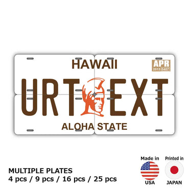 [Multi Plate] Hawaii Kamehameha the Great / Original American License Plate