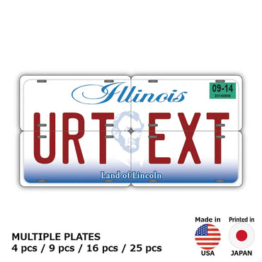 [Multi Plate] Illinois / Original American License Plate