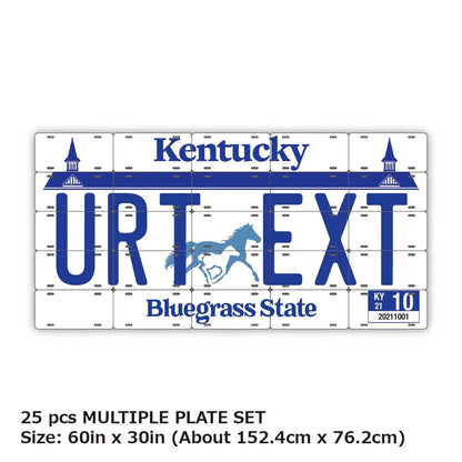 【マルチプレート】ケンタッキー/オリジナルアメリカナンバープレート PL8HERO