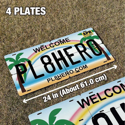 【マルチプレート】ミズーリ/オリジナルアメリカナンバープレート PL8HERO