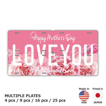 [Multi Plate] Mother's Day / Flower / Original American License Plate