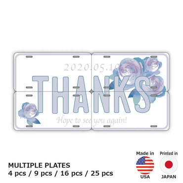 [Multi Plate] Mother's Day / Rose / Original American License Plate