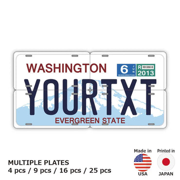 [Multi Plate] Washington / Original American License Plate