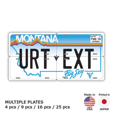 [Multi Plate] Montana / Original American License Plate