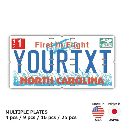 【マルチプレート】ノースカロライナ/オリジナルアメリカナンバープレート PL8HERO