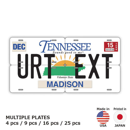 【マルチプレート】テネシー/オリジナルアメリカナンバープレート PL8HERO