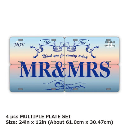 【マルチプレート】サンライズ/オリジナルアメリカナンバープレート PL8HERO