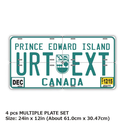 【マルチプレート】プリンスエドワードアイランド/オリジナルアメリカナンバープレート PL8HERO