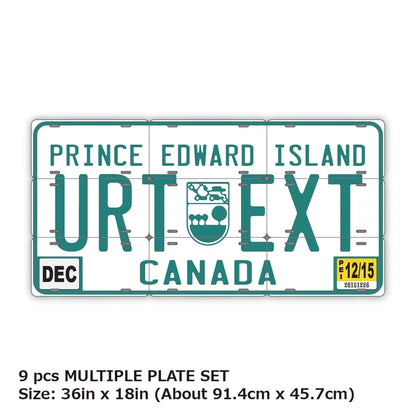 【マルチプレート】プリンスエドワードアイランド/オリジナルアメリカナンバープレート PL8HERO