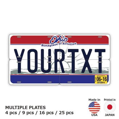 【マルチプレート】オハイオ/オリジナルアメリカナンバープレート PL8HERO