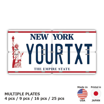 【マルチプレート】ニューヨーク/オリジナルアメリカナンバープレート PL8HERO