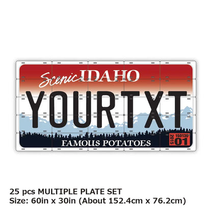 【マルチプレート】アイダホ/オリジナルアメリカナンバープレート PL8HERO