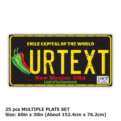 【マルチプレート】ニューメキシコ・チリペッパー/オリジナルアメリカナンバープレート PL8HERO