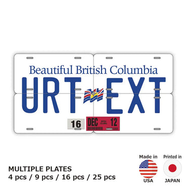 [Multi-plate] British Columbia / Original Canada license plate