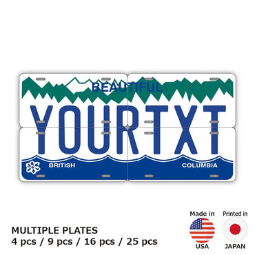 [Multi-plate] British Columbia Personalized / Original Canada License Plate