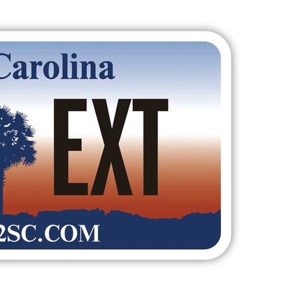 【ラゲッジタグ】サウスカロライナ/オリジナルアメリカナンバープレート型・おしゃれ ・紛失防止タグ PL8HERO