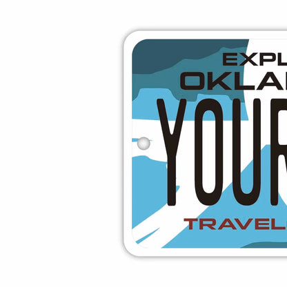 【ミラータグ】オクラホマ/オリジナルアメリカナンバープレート型エアフレッシュナー PL8HERO