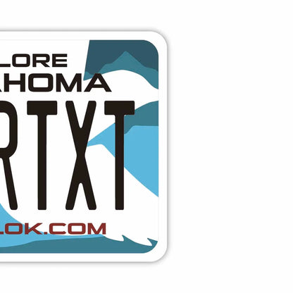 【ミラータグ】オクラホマ/オリジナルアメリカナンバープレート型エアフレッシュナー PL8HERO