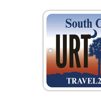 【ミラータグ】サウスカロライナ/オリジナルアメリカナンバープレート型エアフレッシュナー PL8HERO