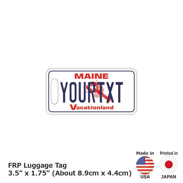 [Luggage tag] Main / original American license plate type / fashionable / loss prevention tag