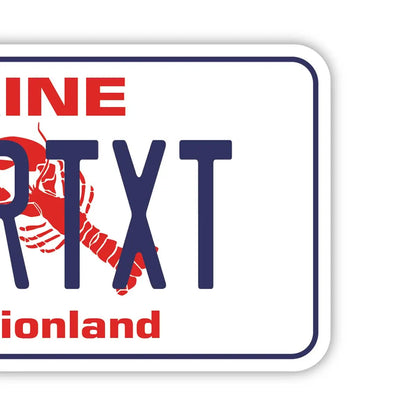 【ラゲッジタグ】メイン/オリジナルアメリカナンバープレート型・おしゃれ ・紛失防止タグ PL8HERO