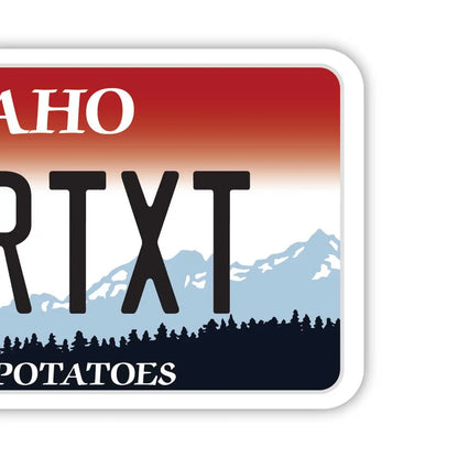 【ラゲッジタグ】アイダホ/オリジナルアメリカナンバープレート型・おしゃれ ・紛失防止タグ PL8HERO