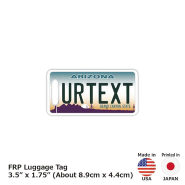 [Luggage tag] Arizona / Original American license plate type / fashionable / loss prevention tag