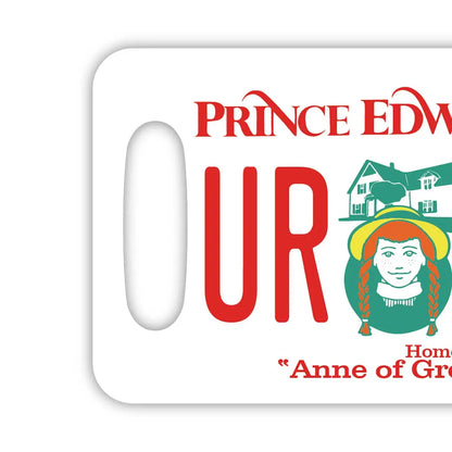 【ラゲッジタグ】プリンスエドワードアイランド・赤毛のアン/オリジナルカナダナンバープレート型・おしゃれ ・紛失防止タグ PL8HERO