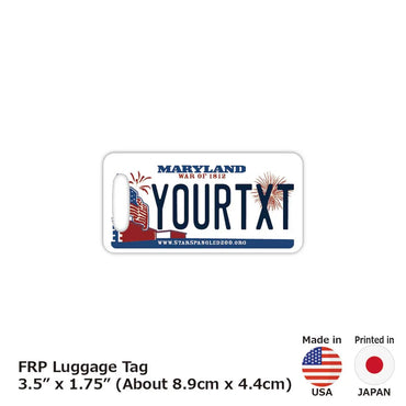 [Luggage tag] Maryland / Original American license plate type / fashionable / loss prevention tag