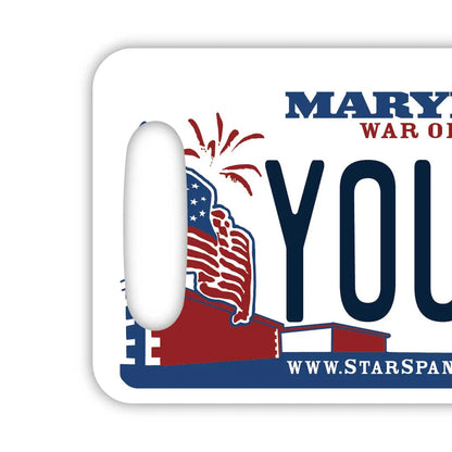 【ラゲッジタグ】メリーランド/オリジナルアメリカナンバープレート型・おしゃれ ・紛失防止タグ PL8HERO