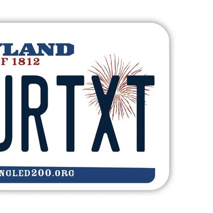 【ラゲッジタグ】メリーランド/オリジナルアメリカナンバープレート型・おしゃれ ・紛失防止タグ PL8HERO