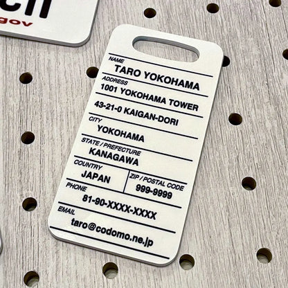 【ラゲッジタグ】メリーランド/オリジナルアメリカナンバープレート型・おしゃれ ・紛失防止タグ PL8HERO