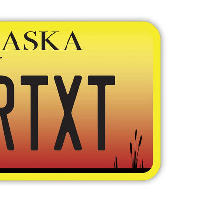 【ラゲッジタグ】ネブラスカ/オリジナルアメリカナンバープレート型・おしゃれ ・紛失防止タグ PL8HERO