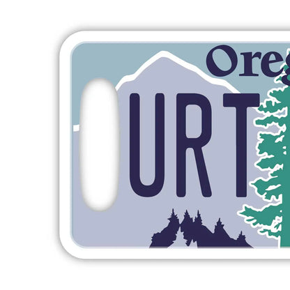 【ラゲッジタグ】オレゴン/オリジナルアメリカナンバープレート型・おしゃれ ・紛失防止タグ PL8HERO