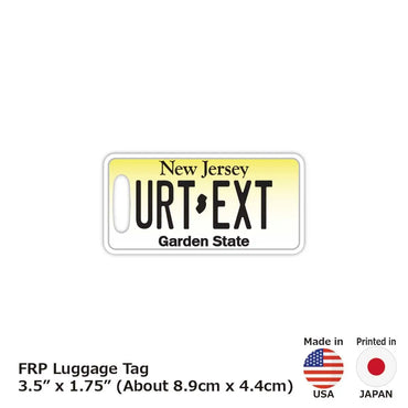 [Luggage tag] New Jersey / Original American license plate type / fashionable / loss prevention tag