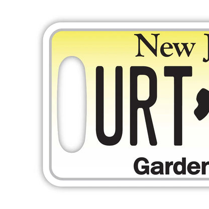 【ラゲッジタグ】ニュージャージー/オリジナルアメリカナンバープレート型・おしゃれ ・紛失防止タグ PL8HERO